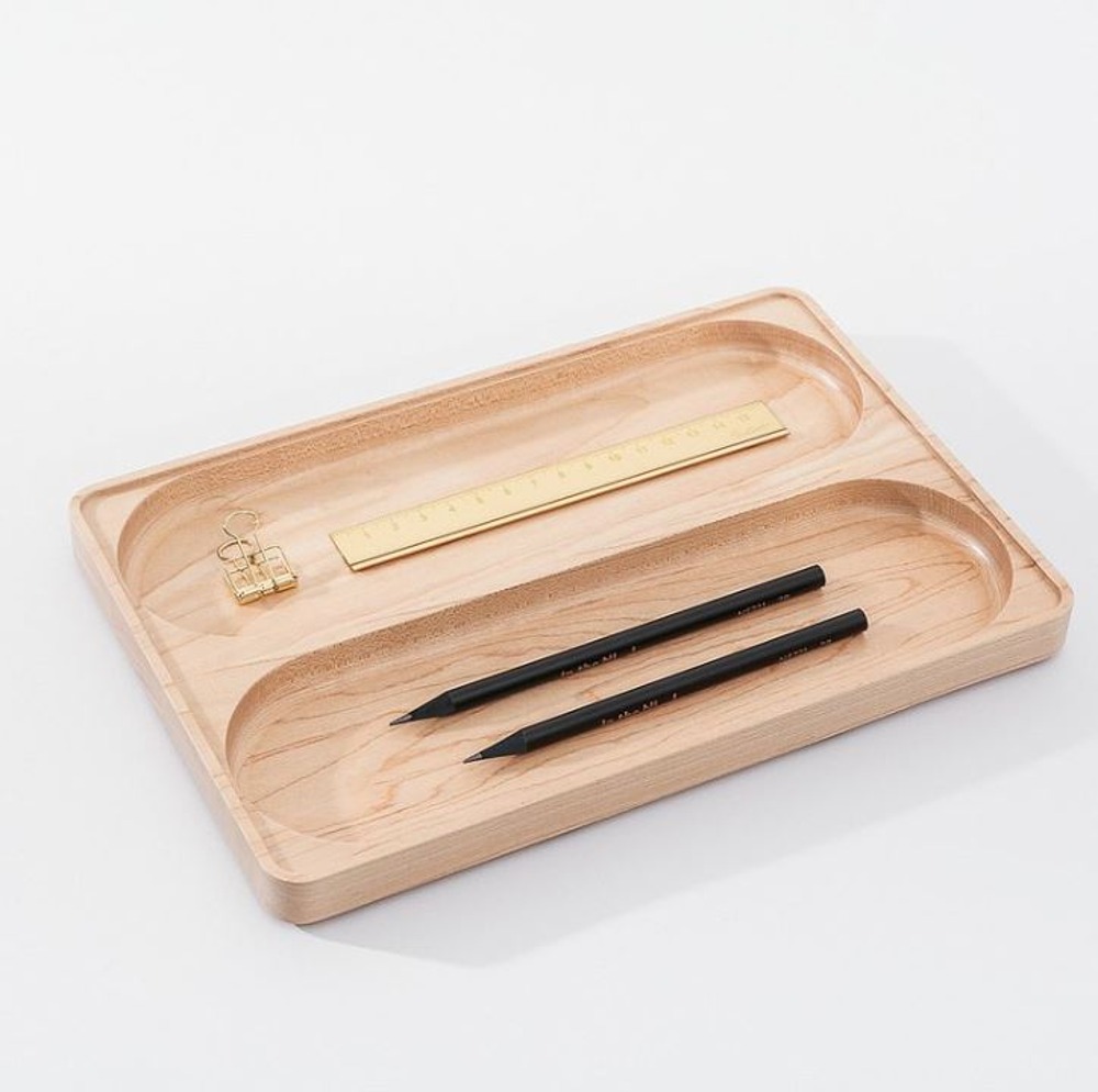 Wood Stationery｜Double grid and long plate 1534805 Jeantopia